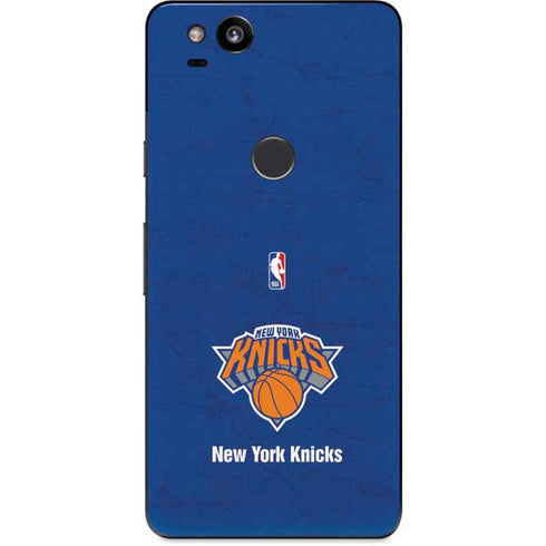 NBA New York Knicks Distressed Google Pixel 2 Skin